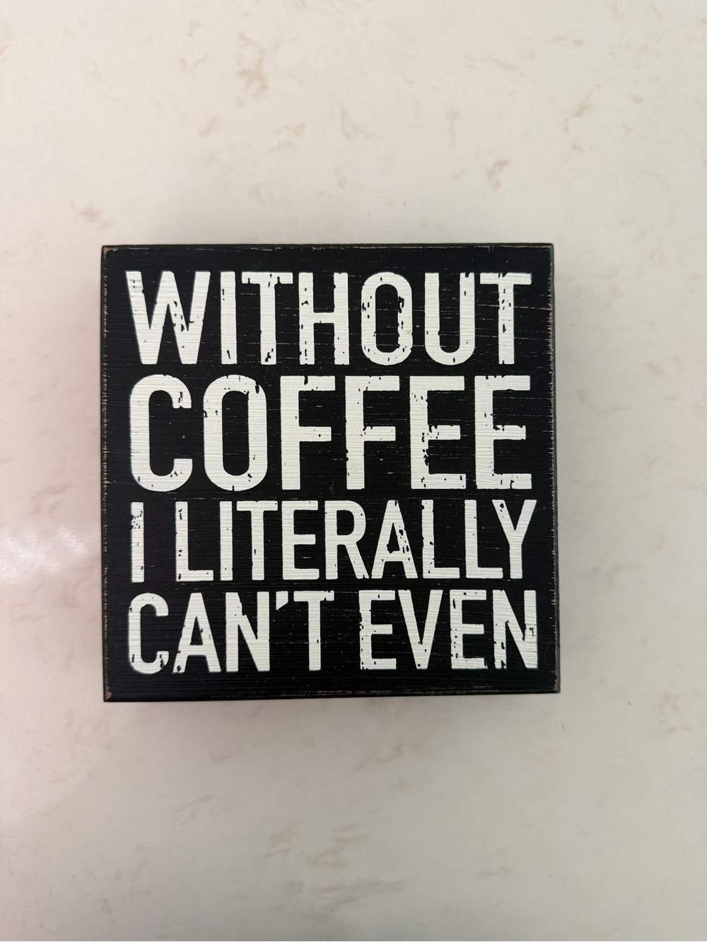 Coffee Sign – Rustic Wooden Wall Decor
